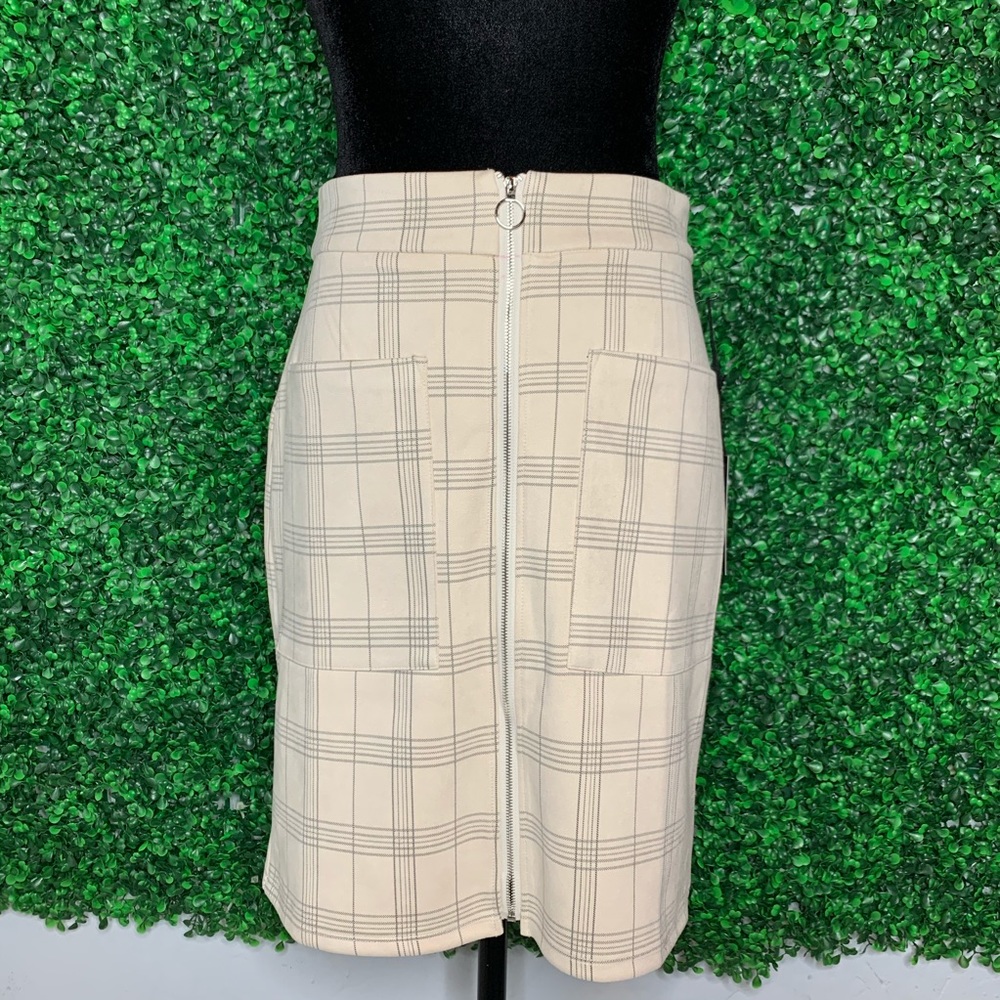 Alice Blue Plaid Skirt
